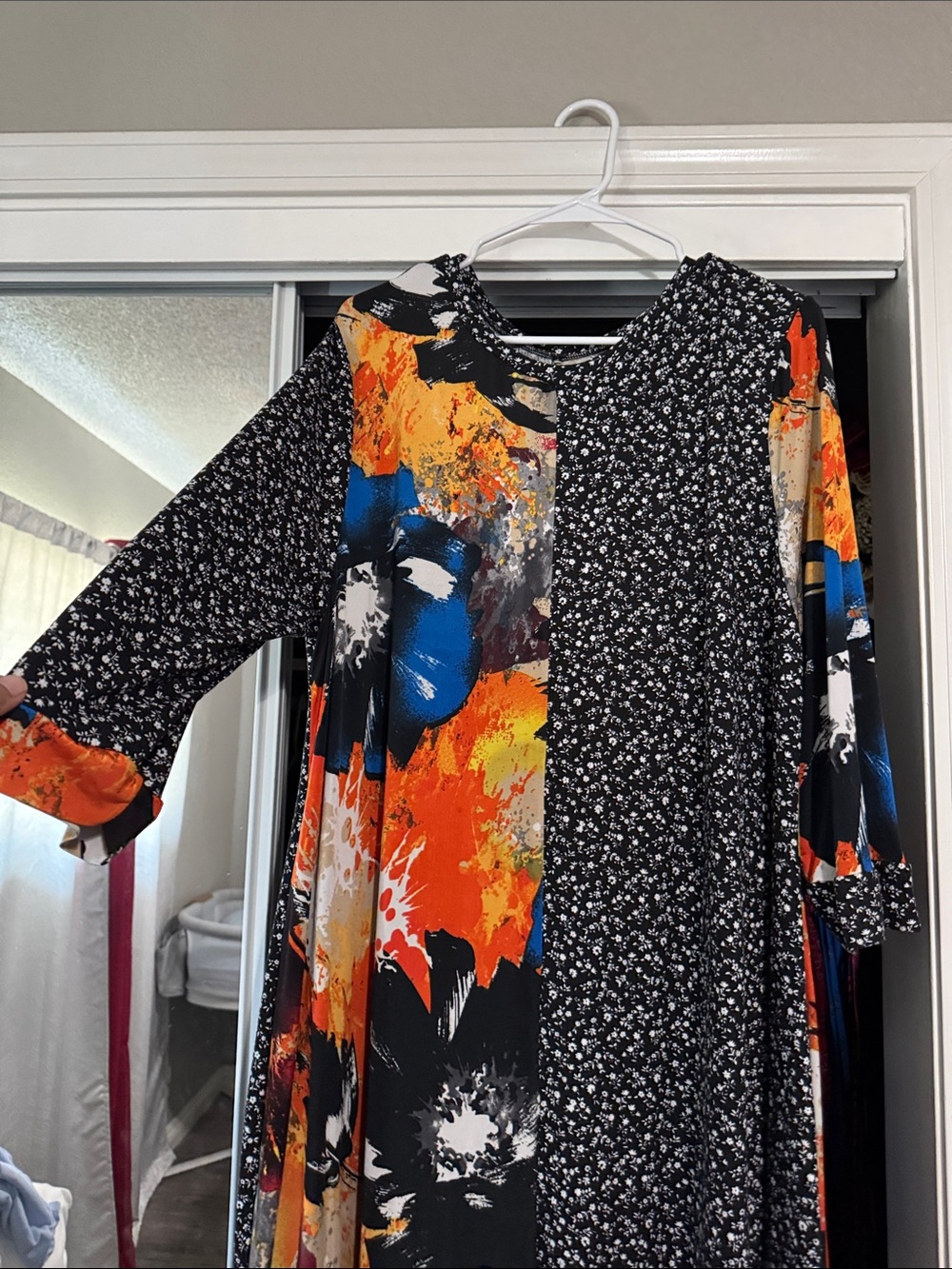 Multi-Color Bubble Dress - Picture 2 of 3